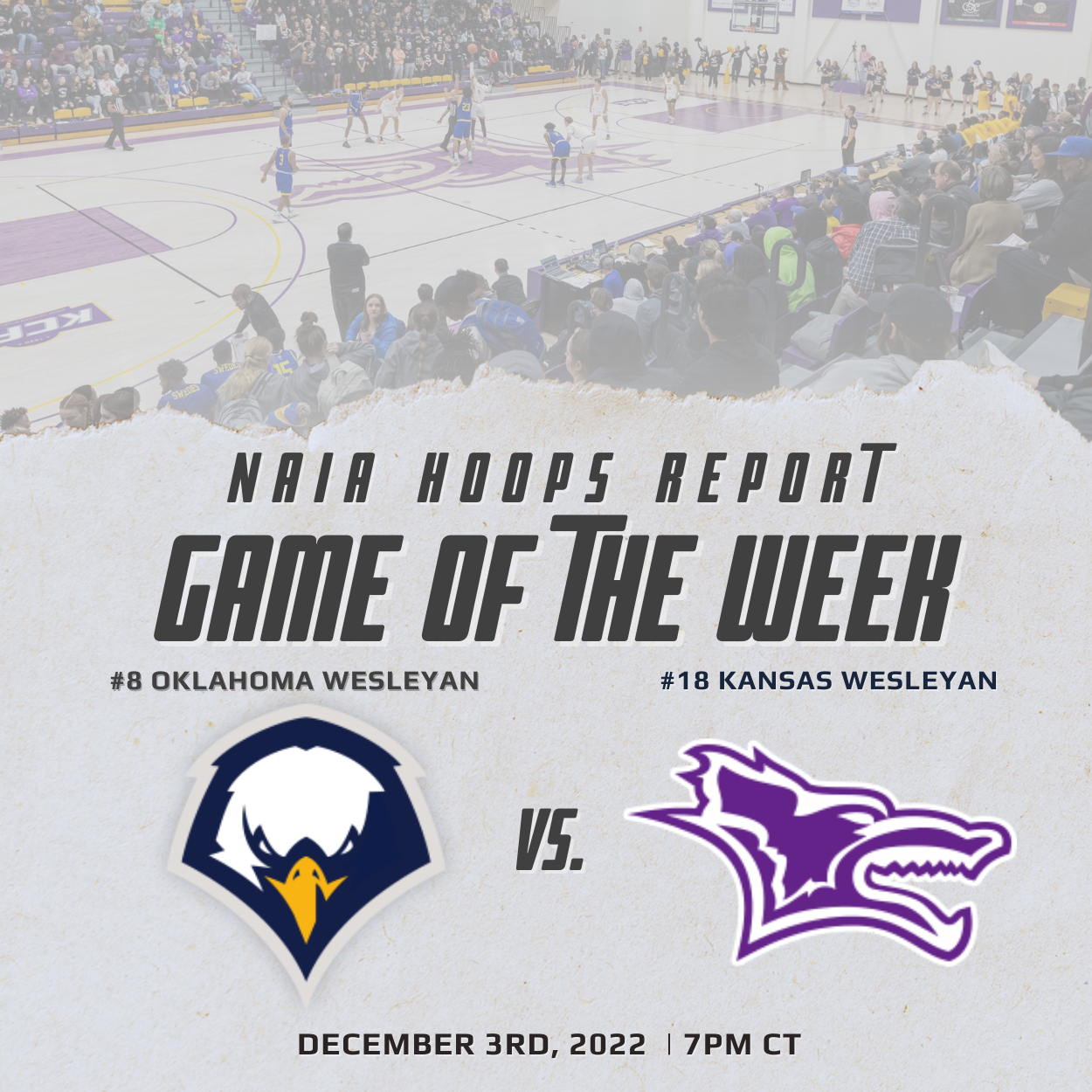 NAIA Hoops Report Game of the Week: No. 8 Oklahoma Wesleyan @ No. 18 Kansas Wesleyan